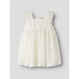 Lil'Atelier Coconut Milk Nmffeya Sl Tyll Kjole Lil