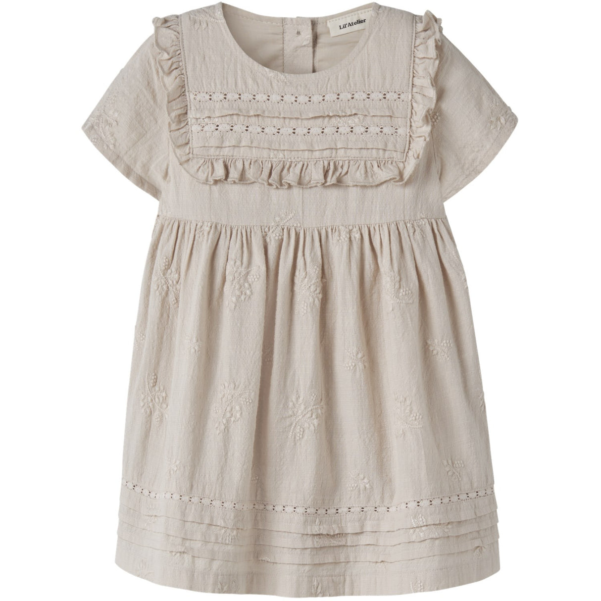 Lil'Atelier Pumice Stone Nmfferonia Ss Loose Kjole Lil