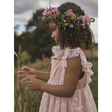 Lil'Atelier Peach Whip Nmffeya Sl Tyll Kjole Lil