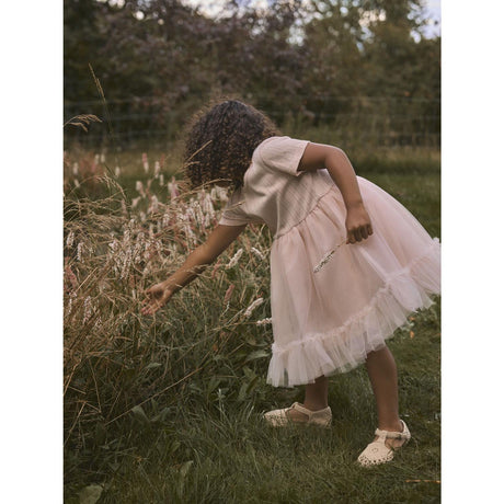 Lil'Atelier Peach Whip Nmffanella Ss Tyll Kjole Lil