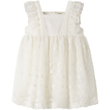 Lil'Atelier Coconut Milk Nmffeya Sl Tyll Kjole Lil