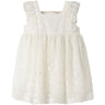 Lil'Atelier Coconut Milk Nmffeya Sl Tyll Kjole Lil