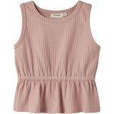Lil'Atelier Rose Tan Nmfsaseline Sl Loose Topp Lil
