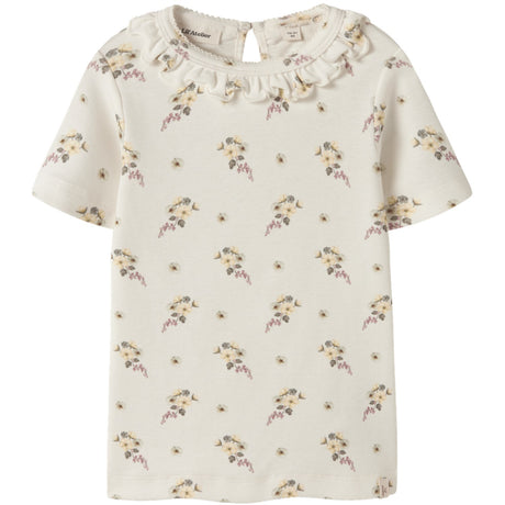 Lil'Atelier Coconut Milk Flower Nmfgayo Ser Ss Slim Topp Lil