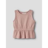 Lil'Atelier Rose Tan Nmfsaseline Sl Loose Topp Lil