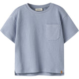 Lil'Atelier Dusty Blue Nmmdias Lop Ss Loose Sweat Lil
