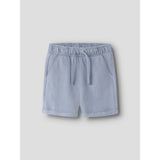 Lil'Atelier Dusty Blue Nmmdias Loe Loose Shorts Lil