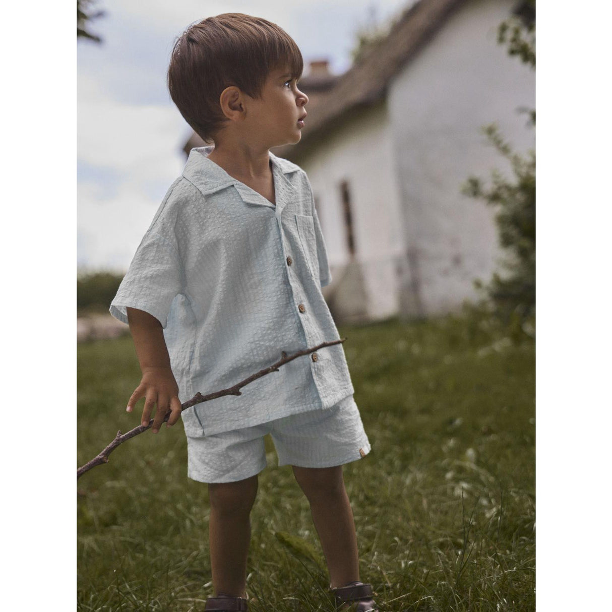 Lil'Atelier Plein Air Nmmhoman Mak Ss Loose Skjorte Lil