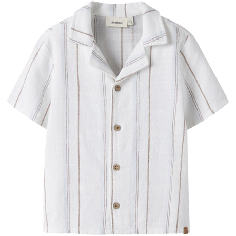 Lil'Atelier Coconut Milk Nmmjeran Ss Loose Skjorte Lil