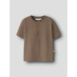 Lil'Atelier Coca Mocha Nmmdolan Len Ss Loose Topp Lil