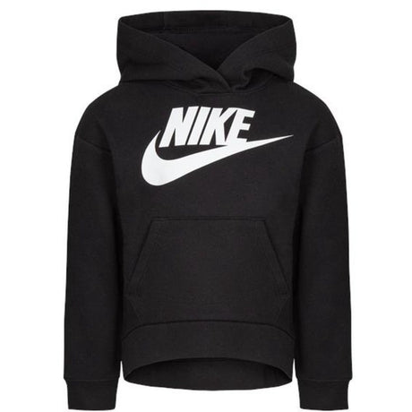 NIKE Black Club Fleece High Low Hettegenser