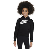 NIKE Black Club Fleece High Low Hettegenser