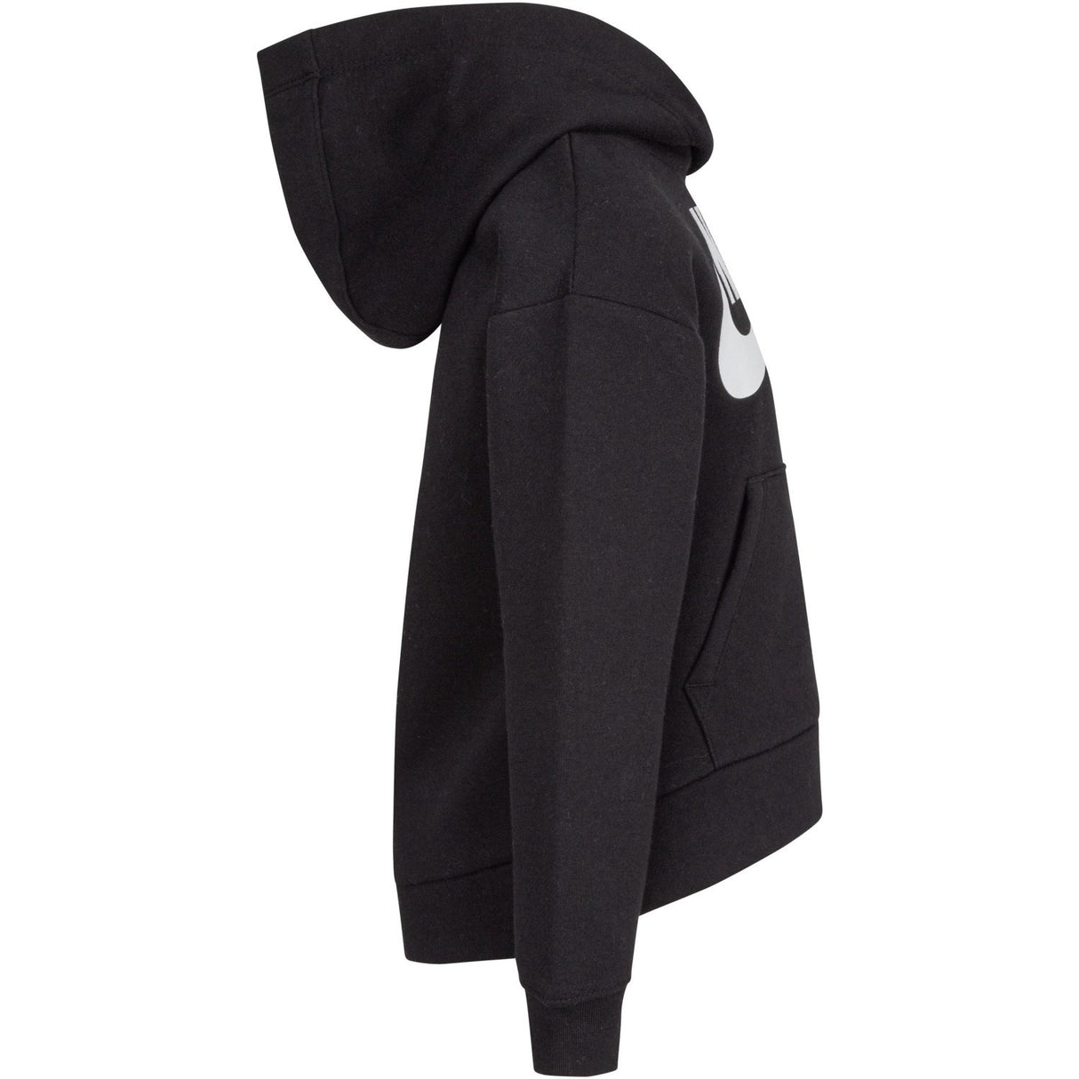 NIKE Black Club Fleece High Low Hettegenser