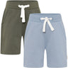 Minymo Ashley Blue Basic 53 -Sweat Shorts 2-Pakning