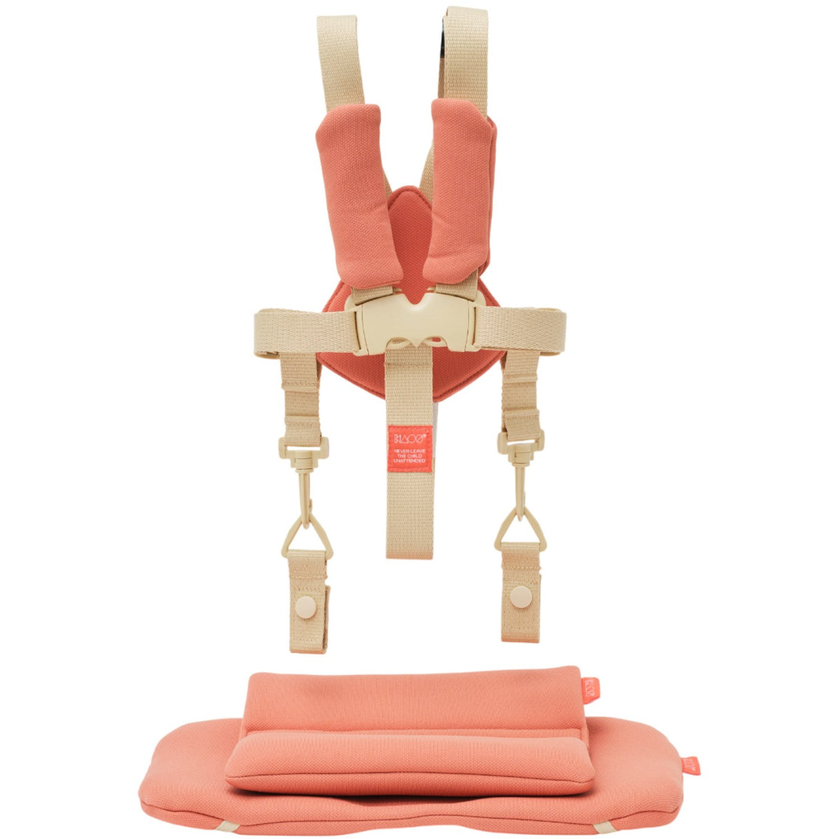KAOS Terracotta Pink KLAPP® Jr. Harness & Hynde Sett