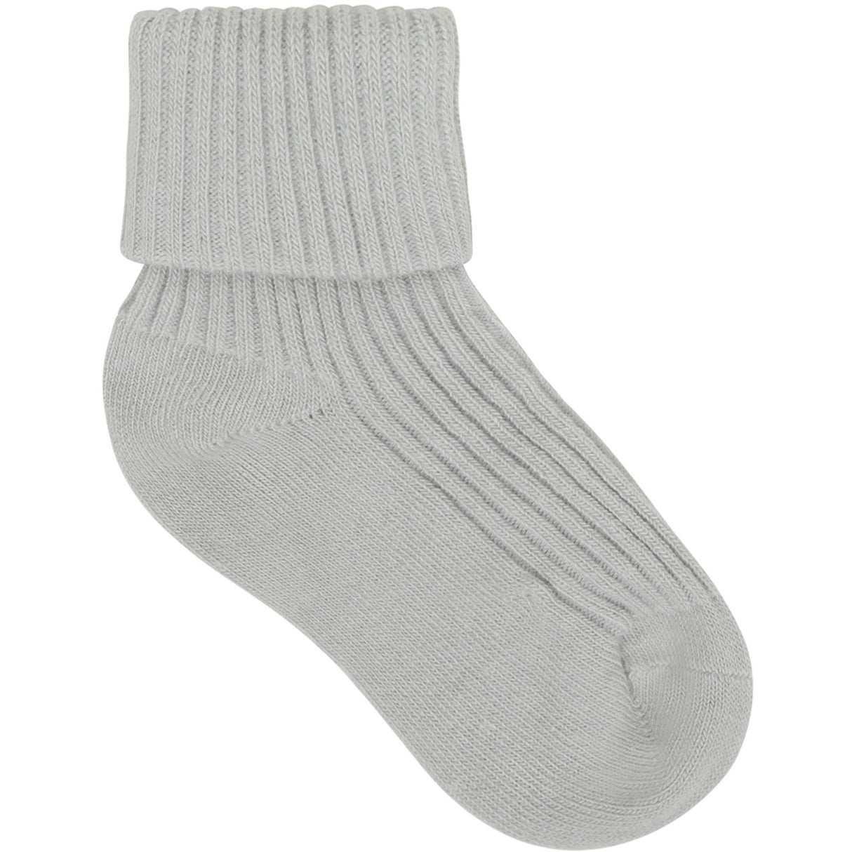 Minymo Willam Gray Baby 2X2 Rib Strømpe 3-Pakning