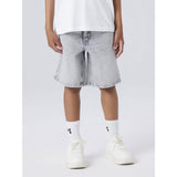 Name It Grey Denim Nkmryan Reg L Dnm Shorts 6750-Dm Noos