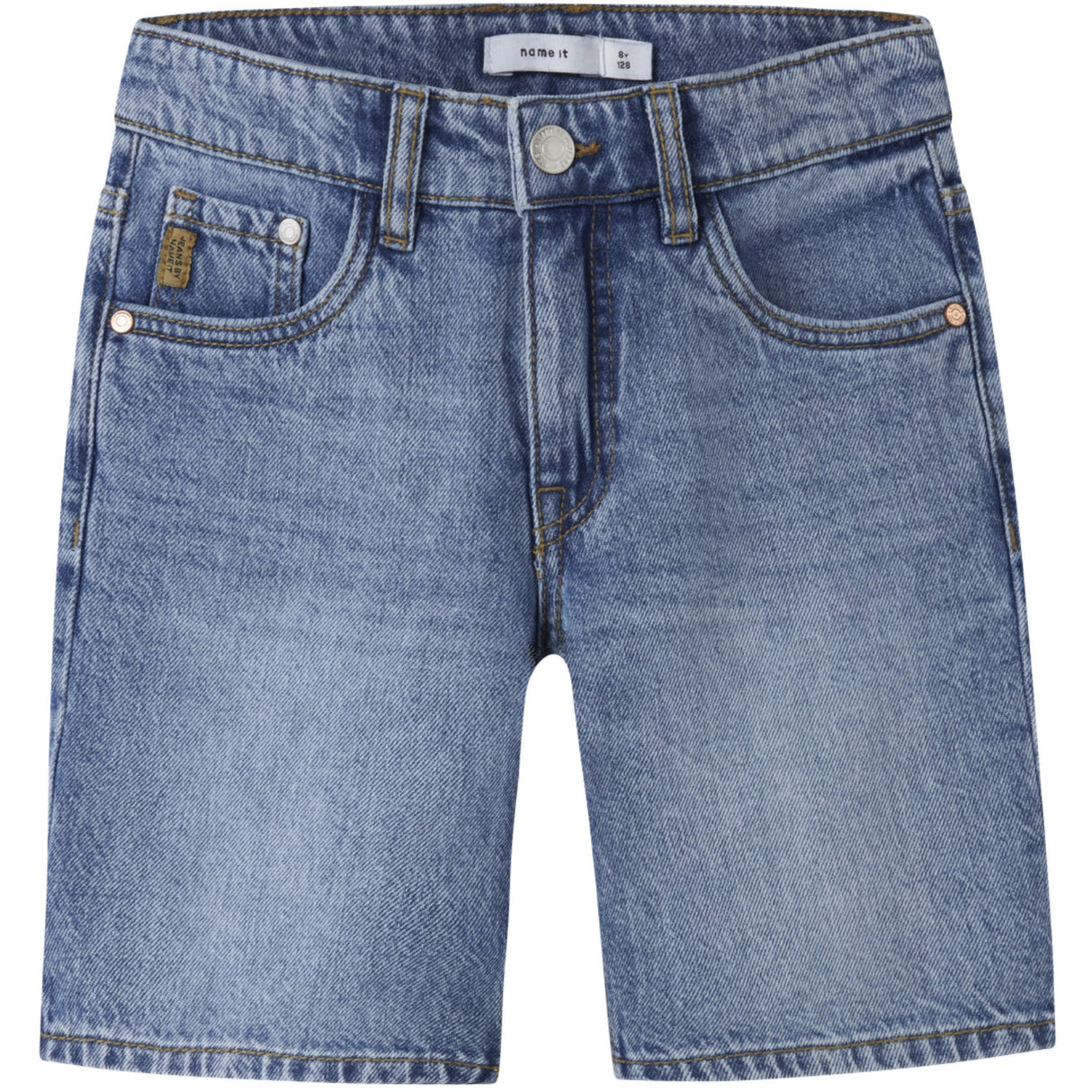 Name It Denim Blue Nkmryan Reg L Dnm Shorts 6750-Dm Noos