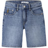 Name It Denim Blue Nkmryan Reg L Dnm Shorts 6750-Dm Noos