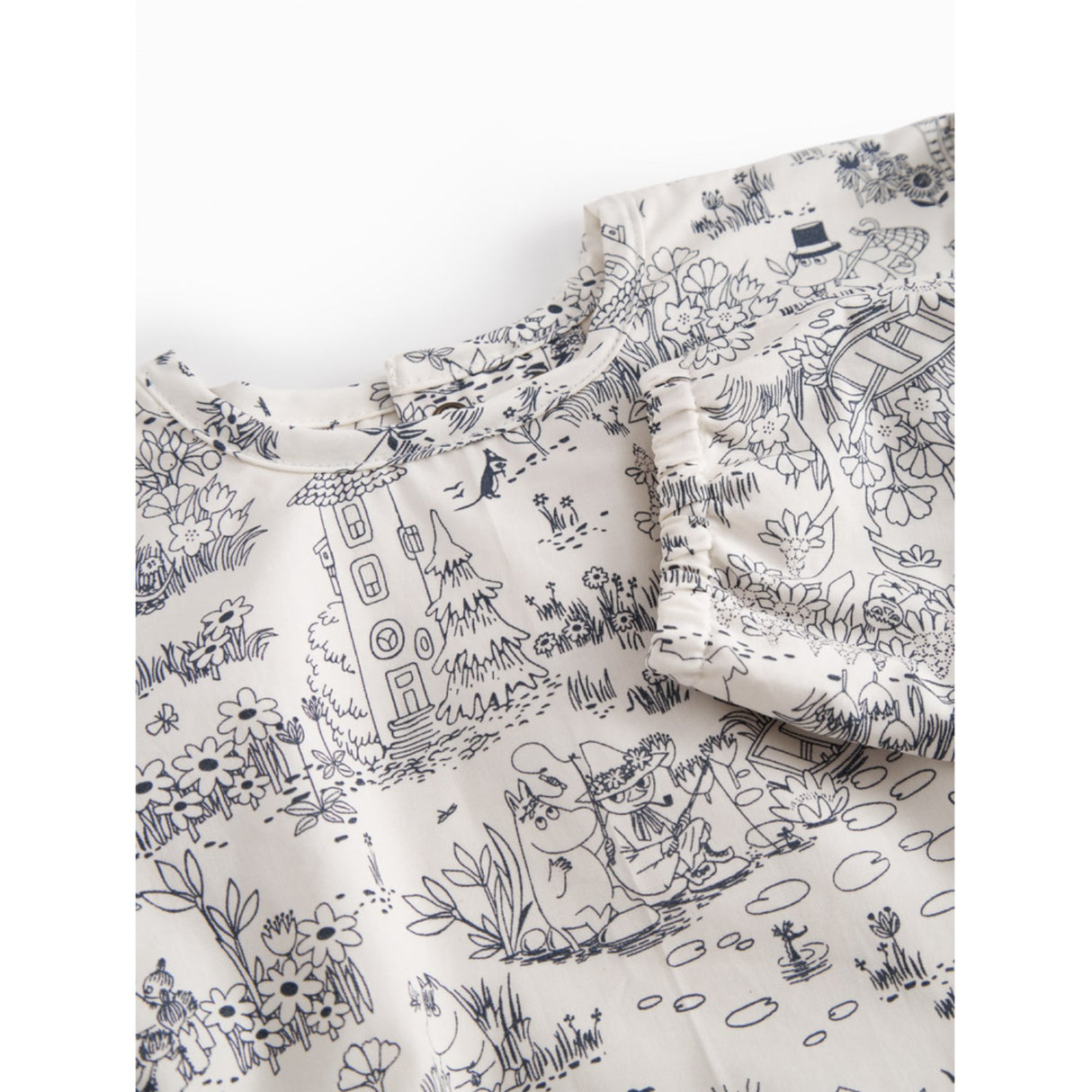 MarMar Cotton Percale Home Moominvalley Forkle LS