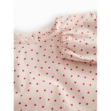 MarMar Cotton Percale Home Happy Hearts Forkle LS