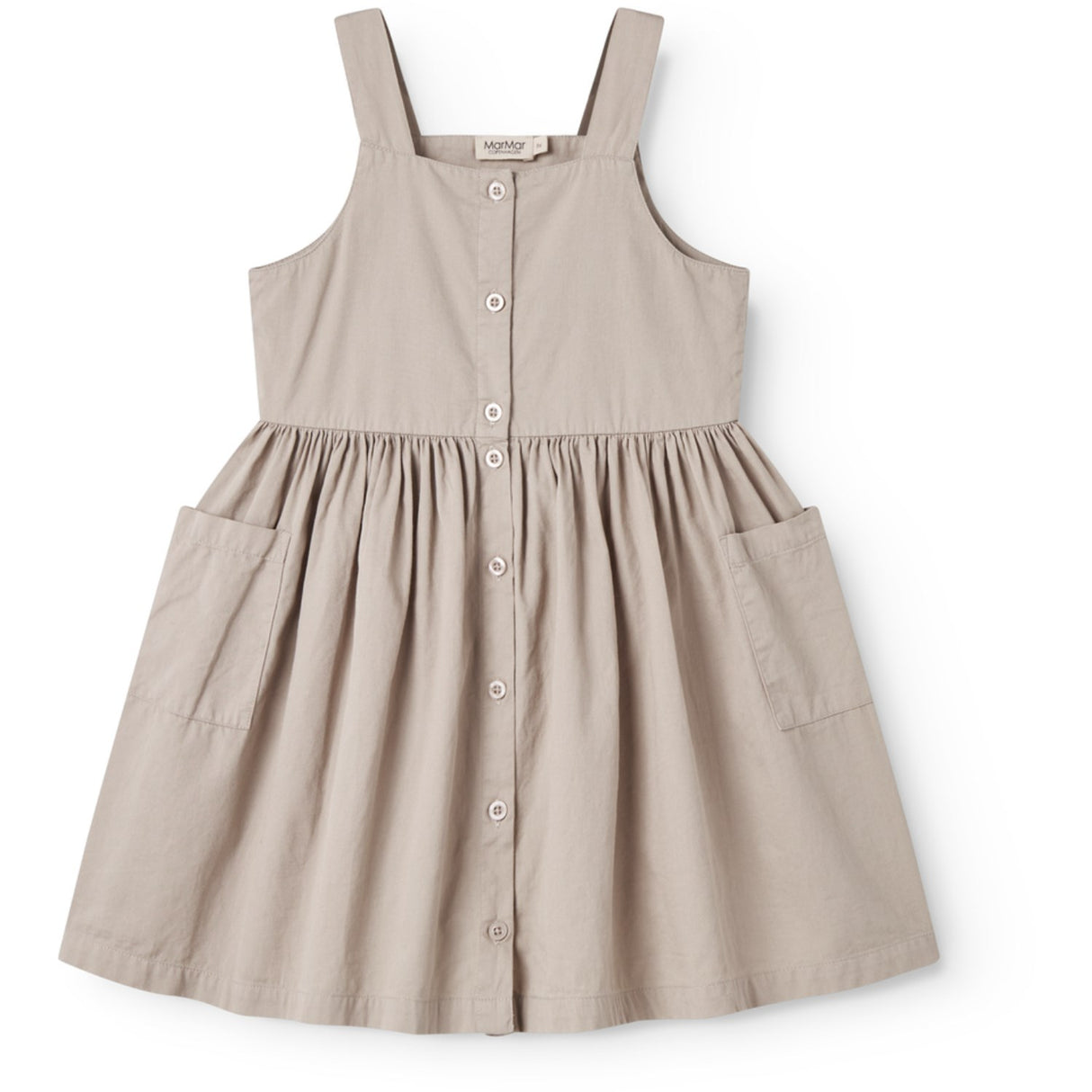 MarMar Cotton Texture Mercury Grey Daxo Kjole