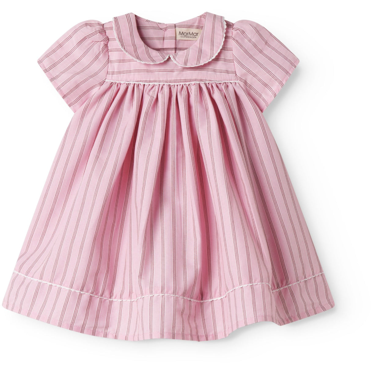 MarMar Smooth Cotton Bonbon Pink Stripes Dulla Kjole