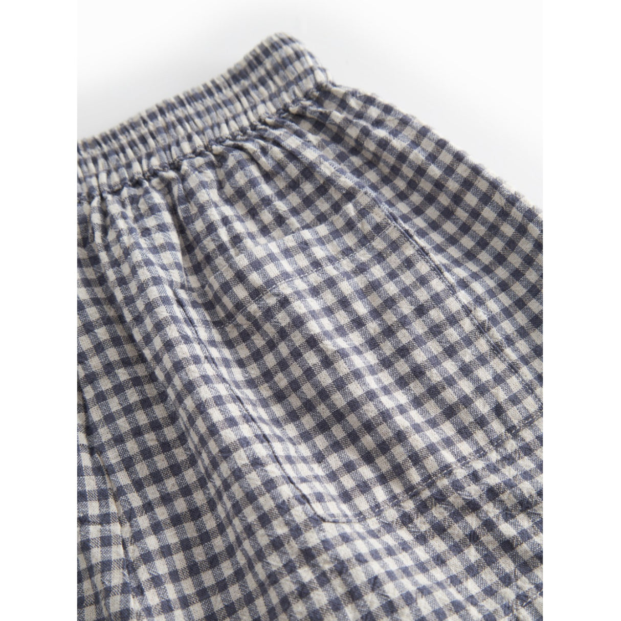 MarMar Cotton Linen Marine Check Pinon Shorts