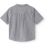 MarMar Cotton Linen Marine Check Tage Skjorte