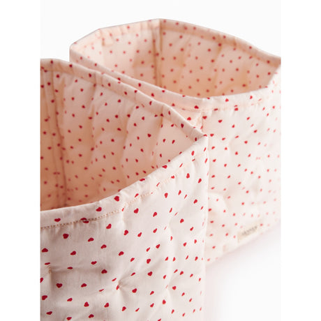 MarMar Cotton Percale Home Happy Hearts Nursery Oppbevaring Bags