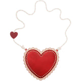 Mimi & Lula Veske Med Rem - Scalloped Heart Valentines