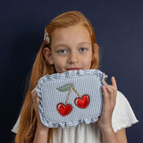 Mimi & Lula Skulderveske - Striped Cherry Mon Cheri
