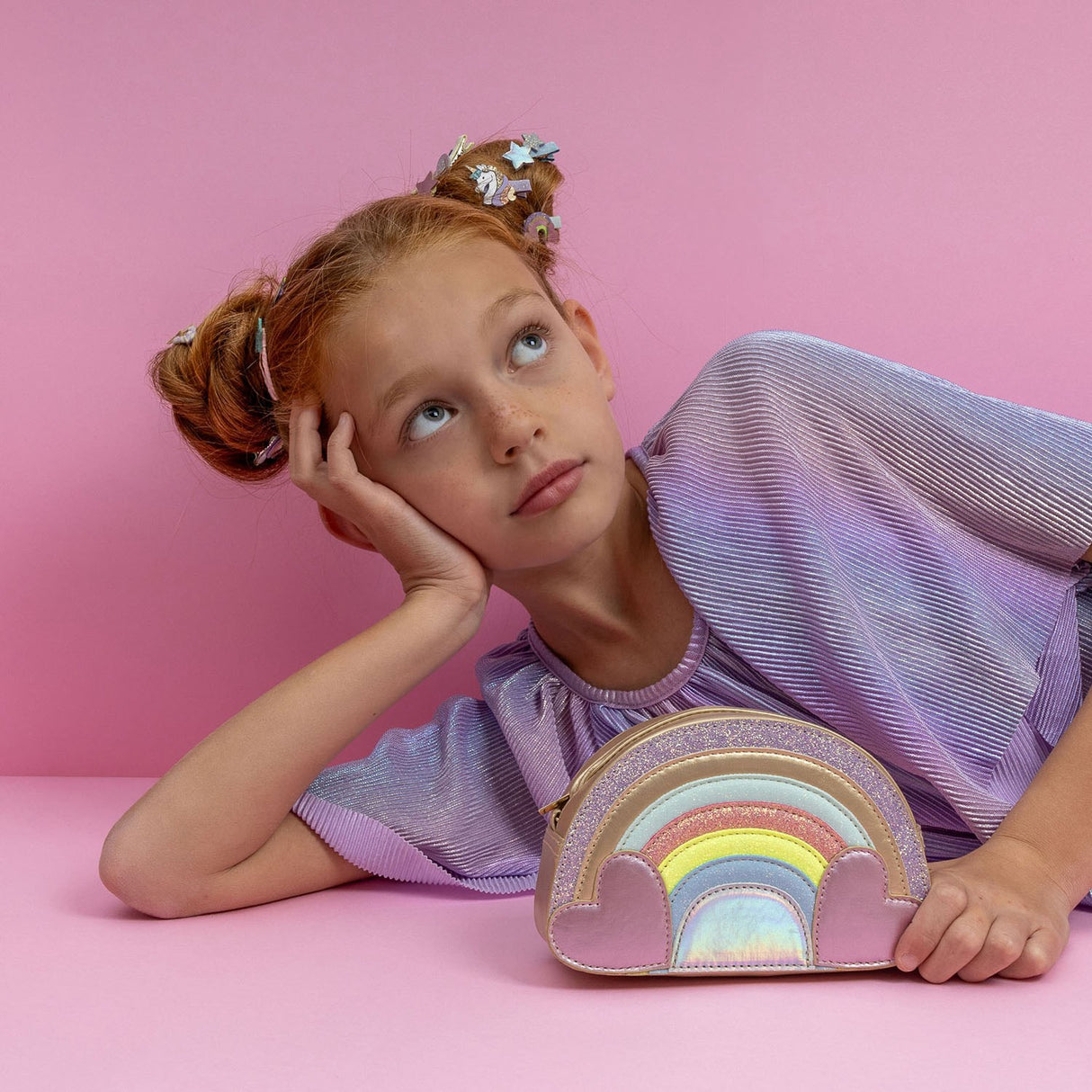 Mimi & Lula Skulderveske - Rainbow My Little Unicorn