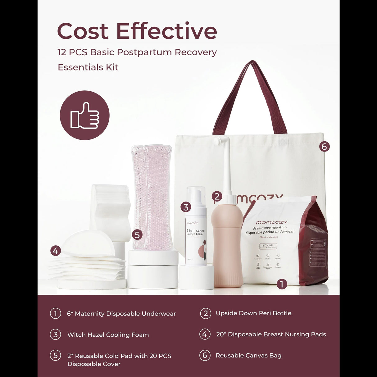 Momcozy Postpartum Recovery Essentials Kit