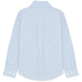 Les Deux Kids Light Blue/White Konrad Contrast Oxford Skjorte