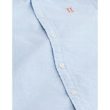 Les Deux Kids Light Blue/White Konrad Contrast Oxford Skjorte