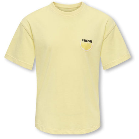 kids ONLY Sunlight Lemon Kogvivvi Life S/S Loose Lovely Topp Jrs