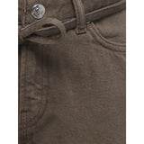 kids ONLY Chocolate Brown Koggianna Mw Belted Col Shorts Nov