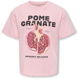 kids ONLY Tickled Pink Pomegranate Kogvivvi Life S/S Loose Lovely Topp Jrs