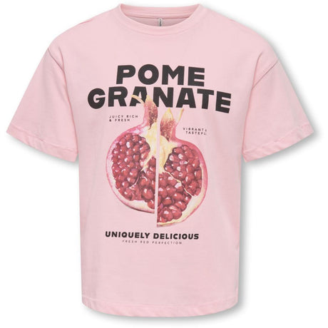 kids ONLY Tickled Pink Pomegranate Kogvivvi Life S/S Loose Lovely Topp Jrs