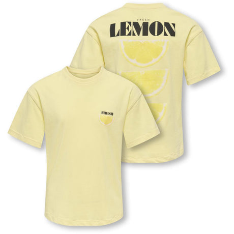 kids ONLY Sunlight Lemon Kogvivvi Life S/S Loose Lovely Topp Jrs