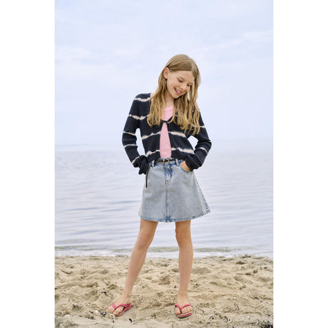 kids ONLY Light Blue Denim Kogeden Belte A-Skirt Dnm Pim