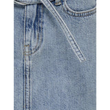 kids ONLY Light Blue Denim Kogeden Belte A-Skirt Dnm Pim
