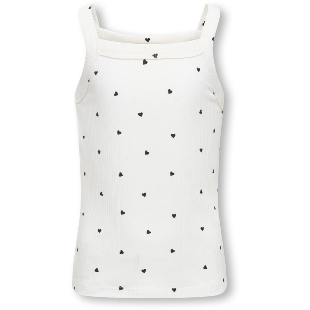 kids ONLY Cloud Dancer Black Hearts Kogbella Life Stropp Topp Jrs