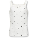kids ONLY Cloud Dancer Black Hearts Kogbella Life Stropp Topp Jrs