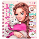TOPModel Kitty Colouring Bok