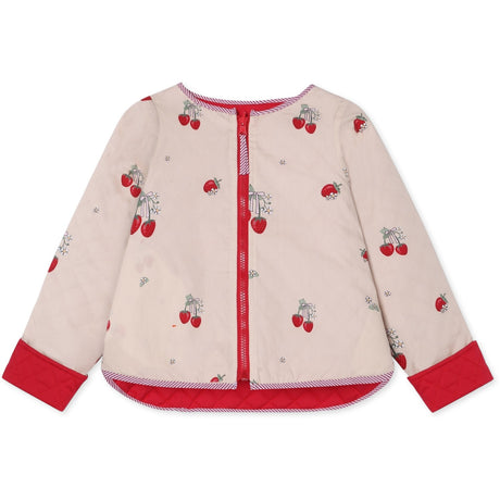 Fliink Sandshell Aop Kota Vendbar Strawberry Jakke