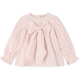 Fliink Chalk Pink Check Aop Zorro Ls Bue Bluse