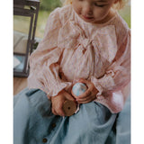 Fliink Chalk Pink Check Aop Zorro Ls Bue Bluse