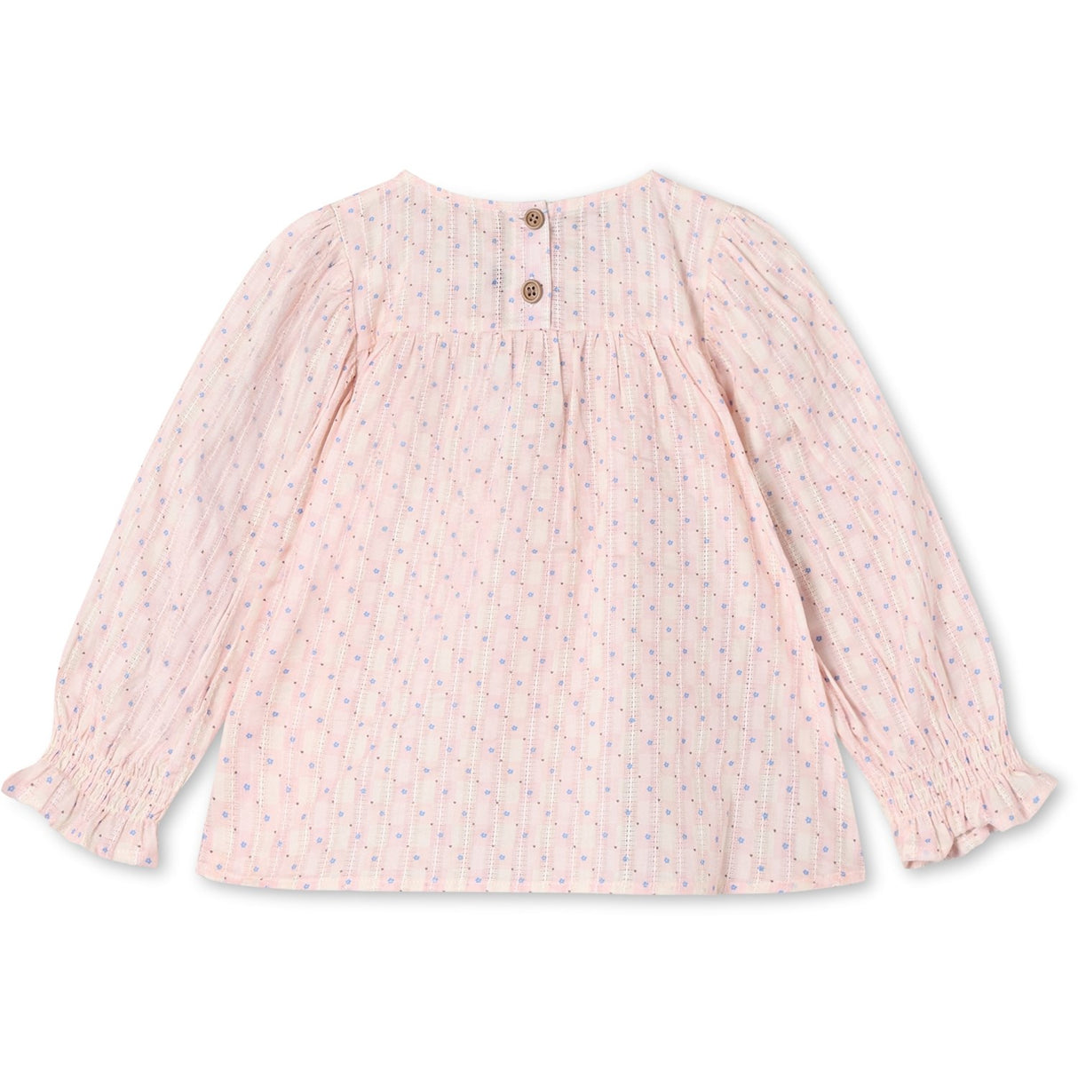 Fliink Chalk Pink Check Aop Zorro Ls Bue Bluse